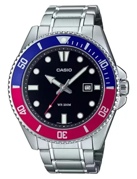 Orologio Mdv-107d-1a3 Silver Grey One Size - Casio - FashionsVida