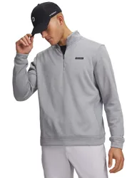 SweaterFleece Hybrid Half Zip Sweatshirt Light Grey male