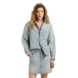 Camicia Overshirt Grove Pl3051903a0 Denim L