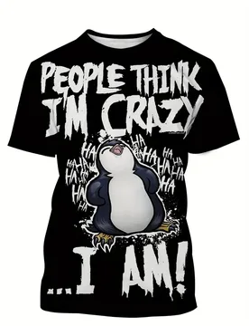 Crazy Penguin 3D T Shirt 2026 New Muscle Graphic Quick Dry Breathable Men Women Unisex Harajuku Casual Streetwear Tops - Aliexpress - FashionsVida