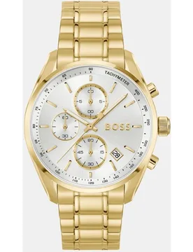 Reloj de hombre Grand Prix 40 1514261 de acero dorado - Boss - FashionsVida
