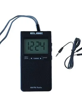 Radio Portable Rf-94 Black / Silver One Size unisex - Elbe - FashionsVida