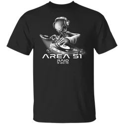 Area 51 Raid. Funny Alien Gift T-Shirt Summer Cotton Short Sleeve O-Neck Unisex T Shirt New S-3XL