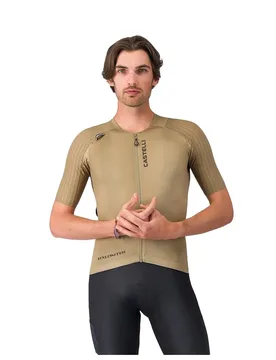 Maglia A Maniche Corte Unlimited Pro 2 Brown Elmwood - Castelli - FashionsVida