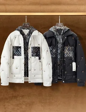 White Duck Down Winter New Fashion Versatile Embroidered Logo Trendy Hooded Jacket - Aliexpress - FashionsVida