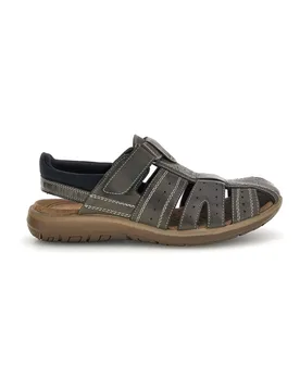 Sandali grigi con strappo in velcro FD29 42 - FLY DINAMIC - FashionsVida