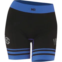 Hg-dales malla corta running mujer Negro (L)
