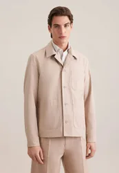 Regular Jacke Uni Beige L