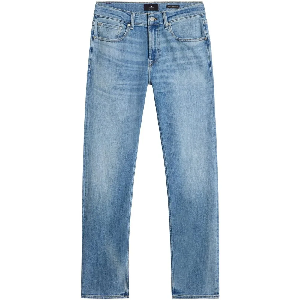 Vaqueros de hombre regular de tiro medio en color - 7 For All Mankind - FashionsVida