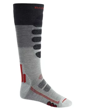 Chaussettes Performance + Lightweight Compression Gray Heather Block EU 43 1/2-46 1/2 - Burton - FashionsVida
