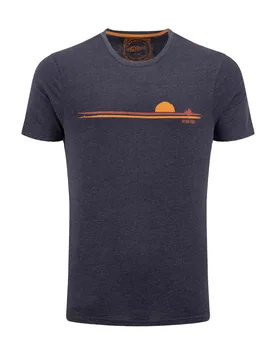 Weird Fish Fishing Front Print Graphic T-Shirt Size L - men men all-mens men tshirts men tshirts graphic new-arrivals all new-arrivals mens offers men - Midnight - FashionsVida