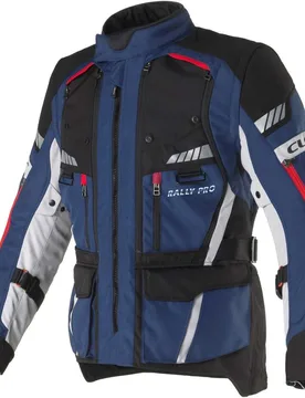 Giacca Moto RALLY PRO WP Navy Nero taglia 3XL - Clover - FashionsVida