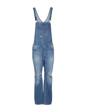 Langer Overall Damen Blau 30 Damen - Dondup - FashionsVida