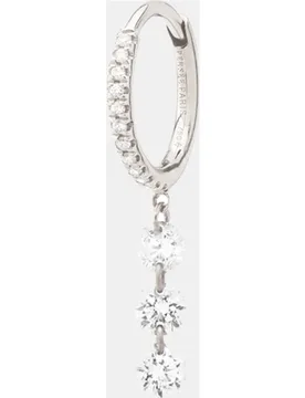 Piercing aro de oro y diamantes - Persée - FashionsVida