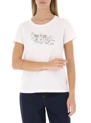 T-shirt girocollo SPORT AVORIO XL