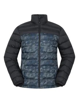 Vista Mens Padded Jacket - Green - Green - Size: 3XL - Mountain Warehouse - FashionsVida