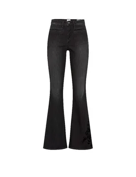 Jeans Flared Fit SHAKIRA grau 38 (kurz) damen - Brax - FashionsVida