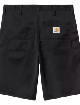 Bermuda simple short - black rinsed - CARHARTT WIP - FashionsVida