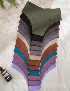 Piezas Ropa Interior De Triángulo unicolor Sin Costuras Y Cómodo - Shein - FashionsVida