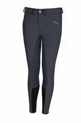 Kinder Reithose BRADDY GRIP SO dark shadow 164