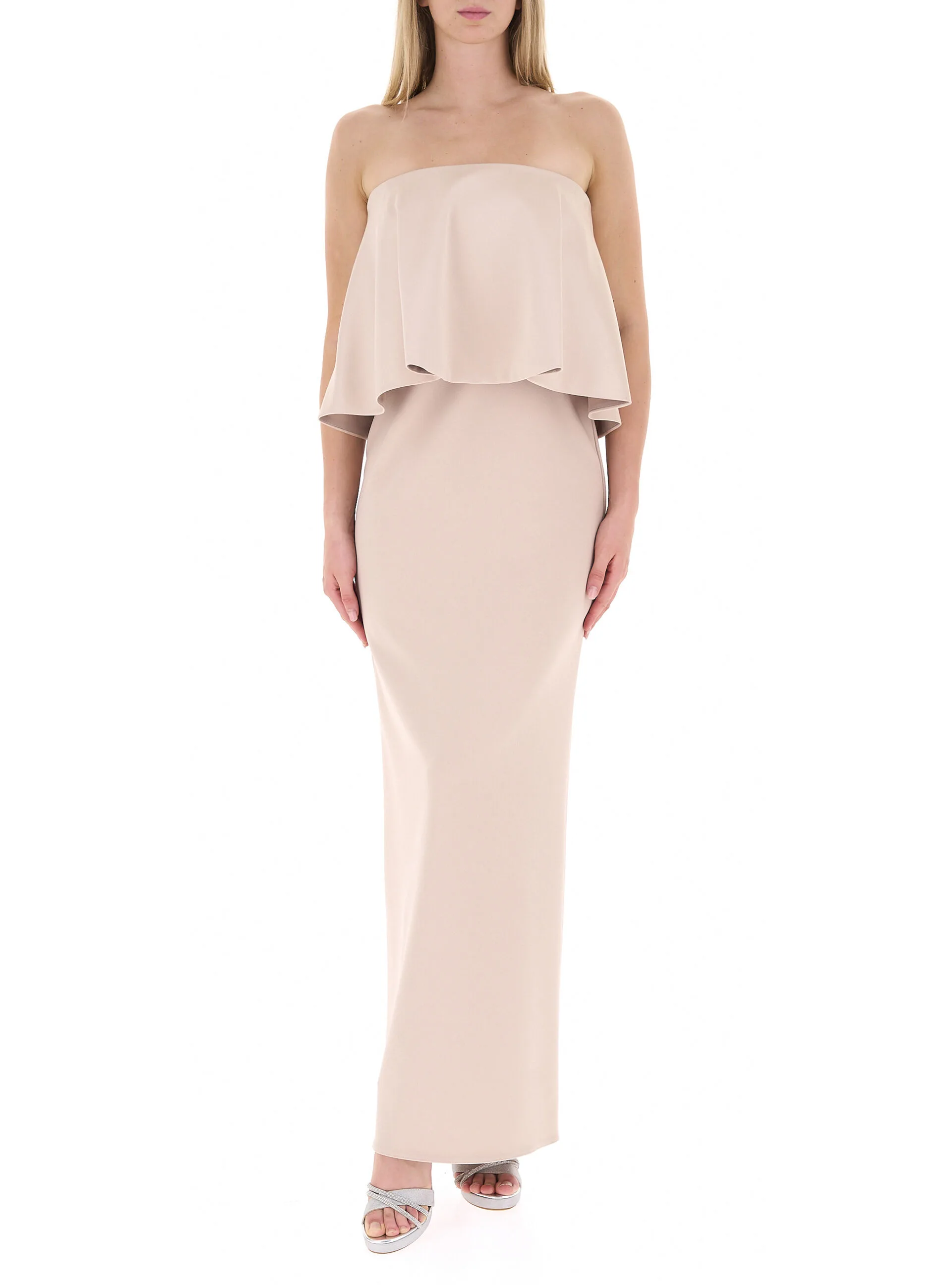 Abito a fascia BEIGE XS - Rinascimento - FashionsVida