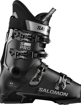 Chaussures De Ski Alpin S/pro Delta Se Black / Black / Silver Metallic 24.0-24.5 - Salomon - FashionsVida