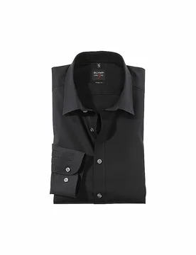 Chemise Body Fit (manches extra longues) noir 42 - Olymp Level Five - FashionsVida