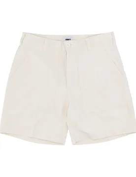 Pantalone Corto Uomo Utility Short Unbleached - OBEY - FashionsVida