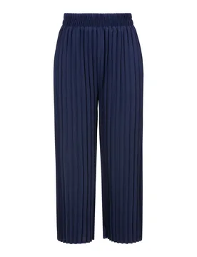Culotte-Plisseehose „Sonja“ blau S Damen - wedolina - FashionsVida