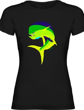 Jumping Dorado Short Sleeve T-shirt Black S Women - Kruskis - FashionsVida