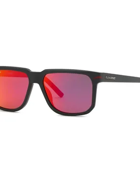 Sport Occhiali Da Sole Polarizzati Ssp037-59l6p Matt Grey Smoke Multilayer Red Polarized/CAT3 - Philipp Plein - FashionsVida