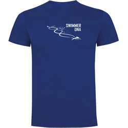 Swimming Dna Short Sleeve T-shirt Royal Blue S Men