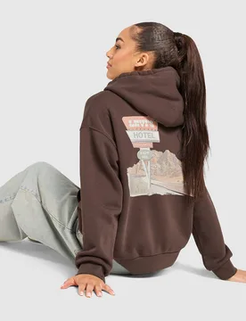 LEVI'S Hotel Hoodie - Damen, Braun - female - Size: S - Levis - FashionsVida