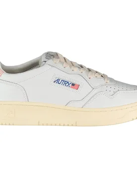 Sneaker Medalist Low Leather / Leather White / Pink EU 38 - AUTRY - FashionsVida