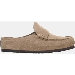 Mocasin abierto de hombre en piel de serraje