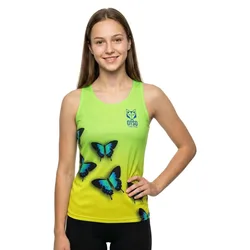 Maglietta Senza Maniche Butterfly Multicolour L