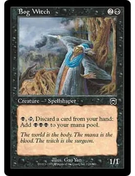 Bog Witch (foil) Mercadian Masques - Magic: The Gathering - FashionsVida