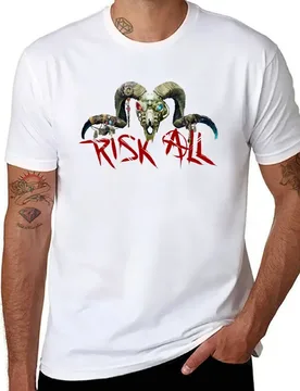 Risk All Cyber Skull T-Shirt man t shirt graphic cotton tshirt 100% T-Shirt - Aliexpress - FashionsVida