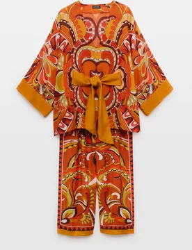 Conjunto de mujer con estampado setentero - Latouche - FashionsVida