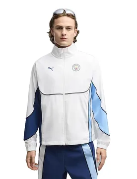Veste Manchester City Fc Tech-x White / Blazing Blue S Homme - Puma - FashionsVida