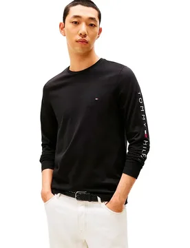Maglietta A Maniche Lunghe Mw0mw09096 Black XS - Tommy hilfiger - FashionsVida