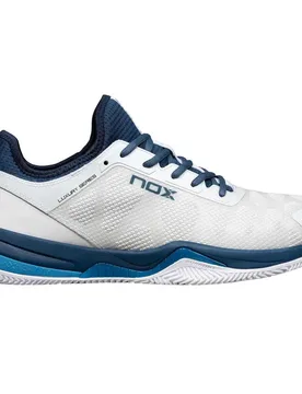 Nerbo Padel Shoes White / Swedish Blue UK 13 - Nox - FashionsVida