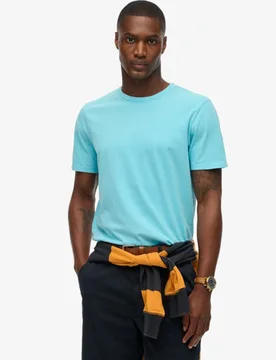 Superdry Herren Klassisches Essential T-shirt Light Blue - Größe: L - 29.99 - FashionsVida