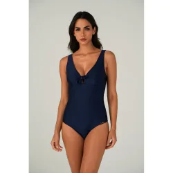 Bañador de mujer brasileño liso con relleno