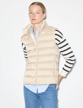 Chaleco de nylon liso de mujer - Woman El Corte Inglés - FashionsVida