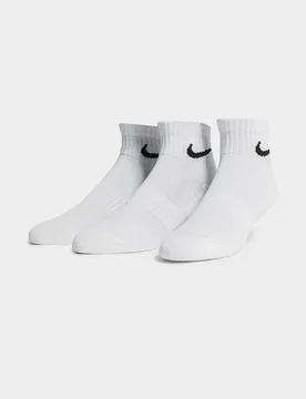 Everyday Cushioned Training Ankle Socks (3 Pairs) - Herren, Weiss - male - Size: 38 - 42 - Nike - FashionsVida