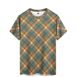 Cool Lightweight Suburban Travel Men's 3D Printed Short Sleeve T-Shirt - High-Quality Printing