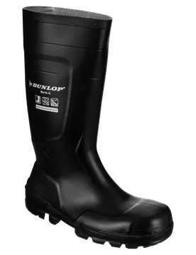 Bottes de sécurité S5 SR FO LG Work IT noires Noir 45 - Dunlop - FashionsVida