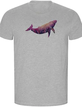 Maglietta A Maniche Corte Whale Eco - Kruskis - FashionsVida