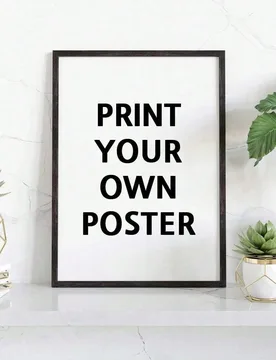 Pieza Póster personalizado, diseño personalizable de foto y texto, arte de pared con foto, adecuado para el Día de San Valentín, Día de la Madre, - Shein - FashionsVida